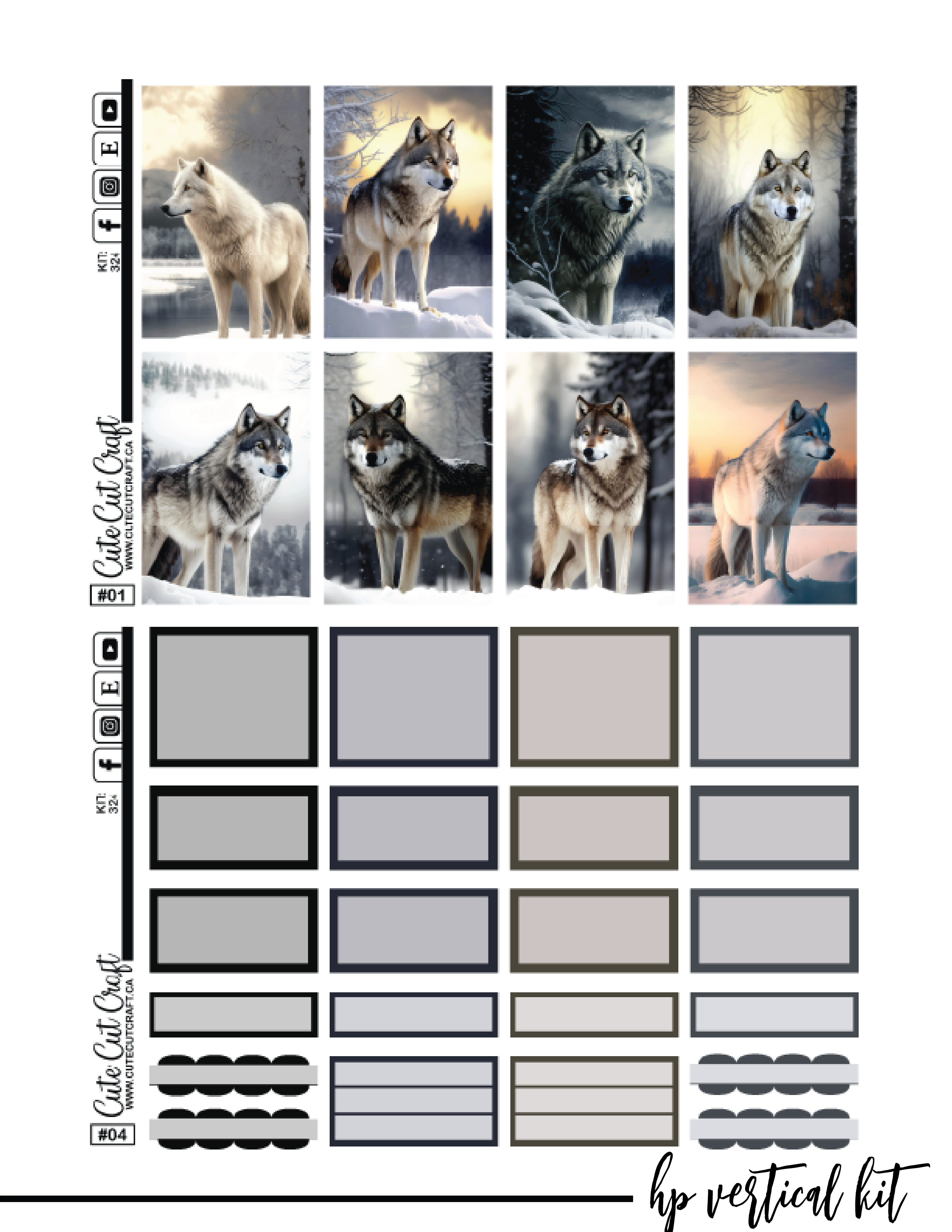 Winter Wolf #324 || Complete Collection [PRINTABLE]