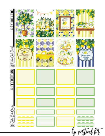 Lemon Drop #344 || CHP Vertical Kit [PRINTABLE]