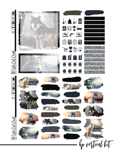 Winter Wolf #324 || CHP Vertical Kit [PRINTABLE]