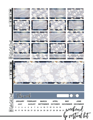 Moonlit Bridges #341 || CHP Vertical Kit [PRINTABLE]