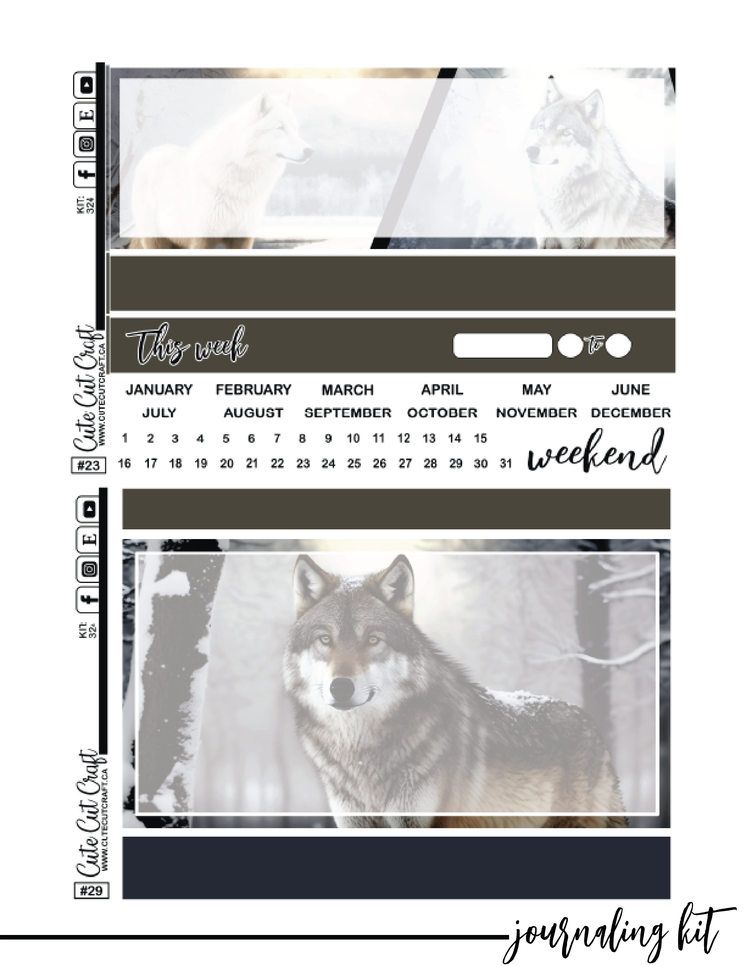 Winter Wolf #324 || Complete Collection [PRINTABLE]