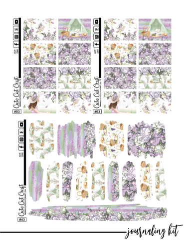 Spring Picnic #268 || Journaling Kit [PRINTABLE]