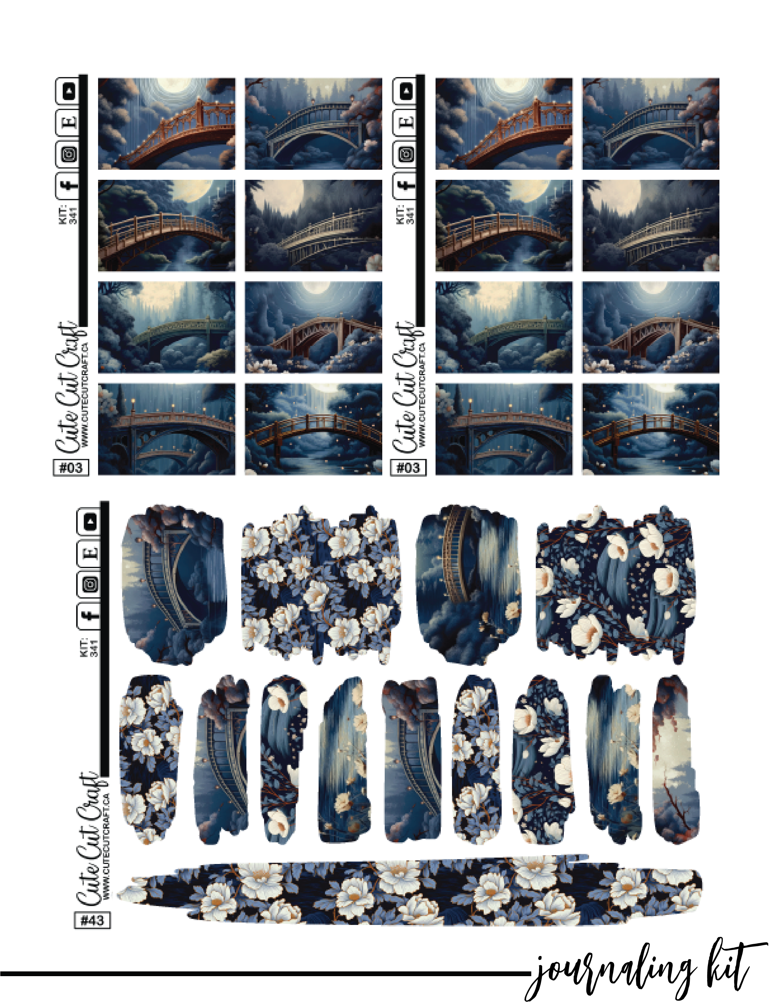 Moonlit Bridges #341 || Complete Collection [PRINTABLE]