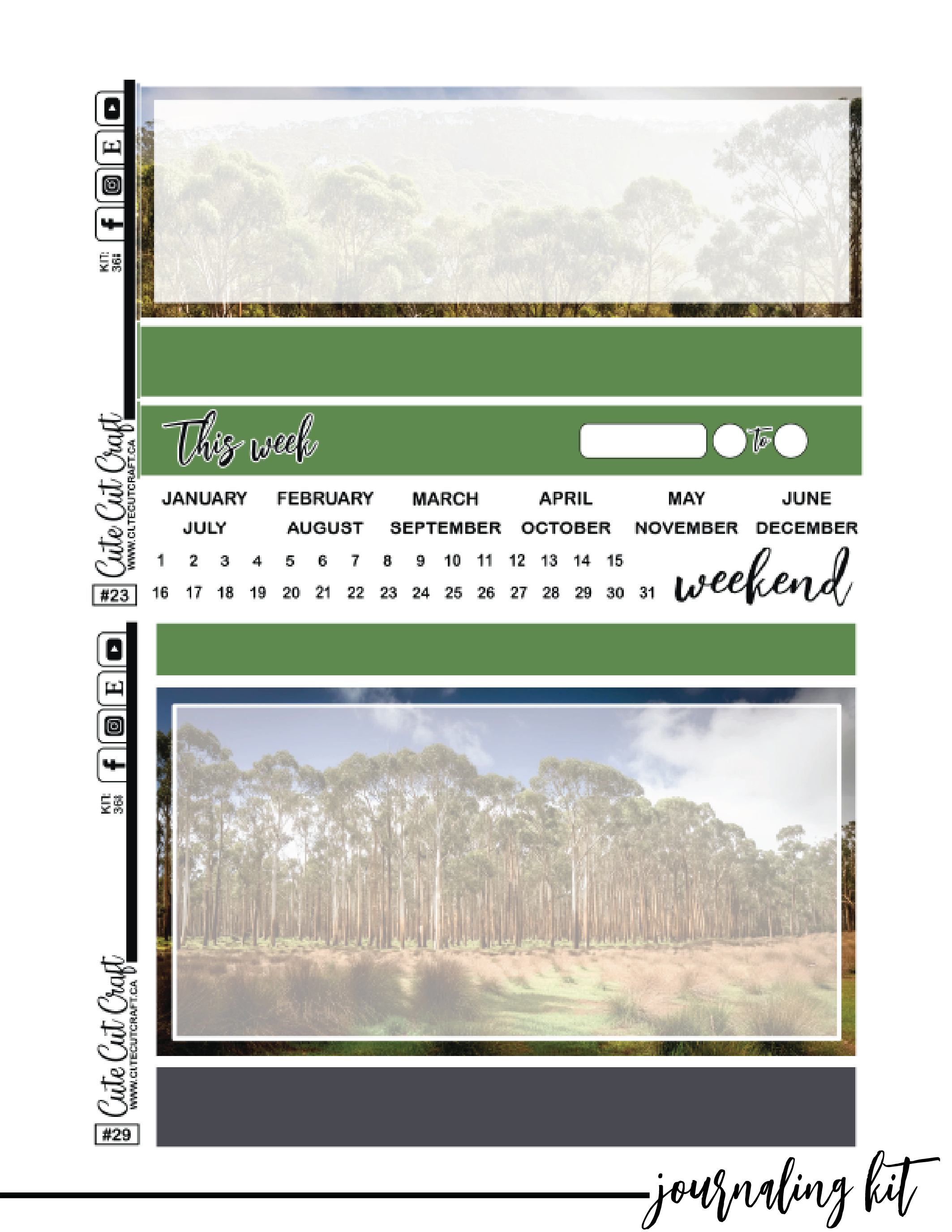 Cute Koala #368 || Journaling Kit [PRINTABLE]