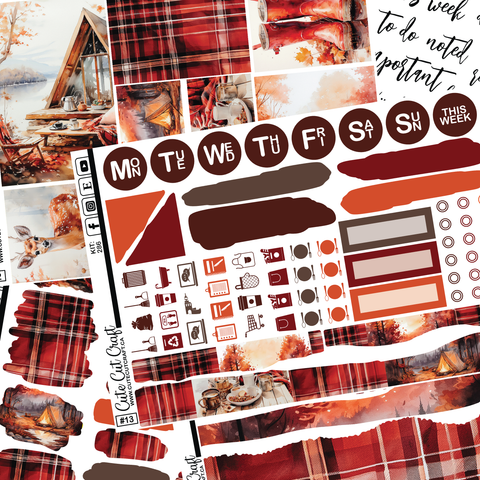 Red Fall # 286 || Journaling Sheets