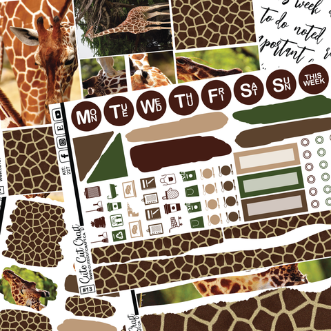 Giraffe #241 || Journaling Sheets