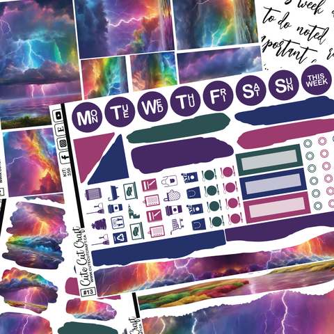 Rainbow Rumble #356 || Journaling Sheets