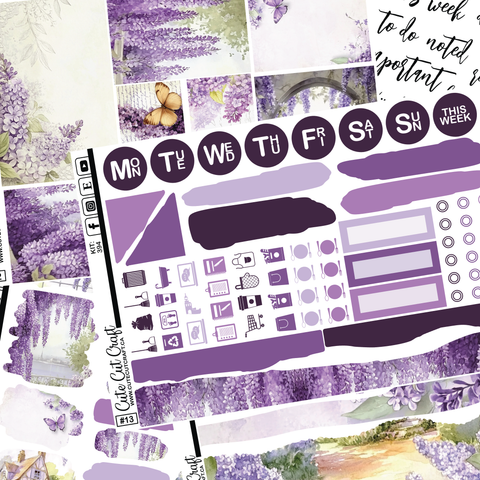 Lilac #394 || Journaling Sheets