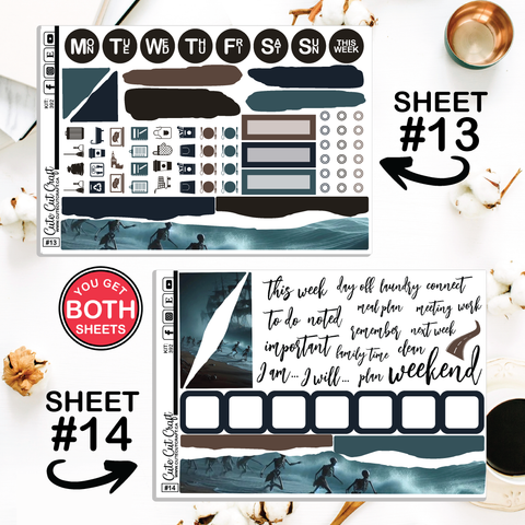 Shiver Me Timbers #392 || Journaling Sheets