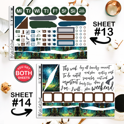 Into The Woods #283 || Journaling Sheets