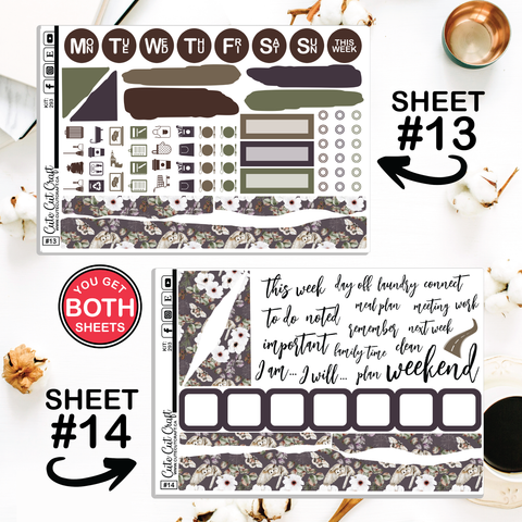 Autumn Animals #293 || Journaling Sheets