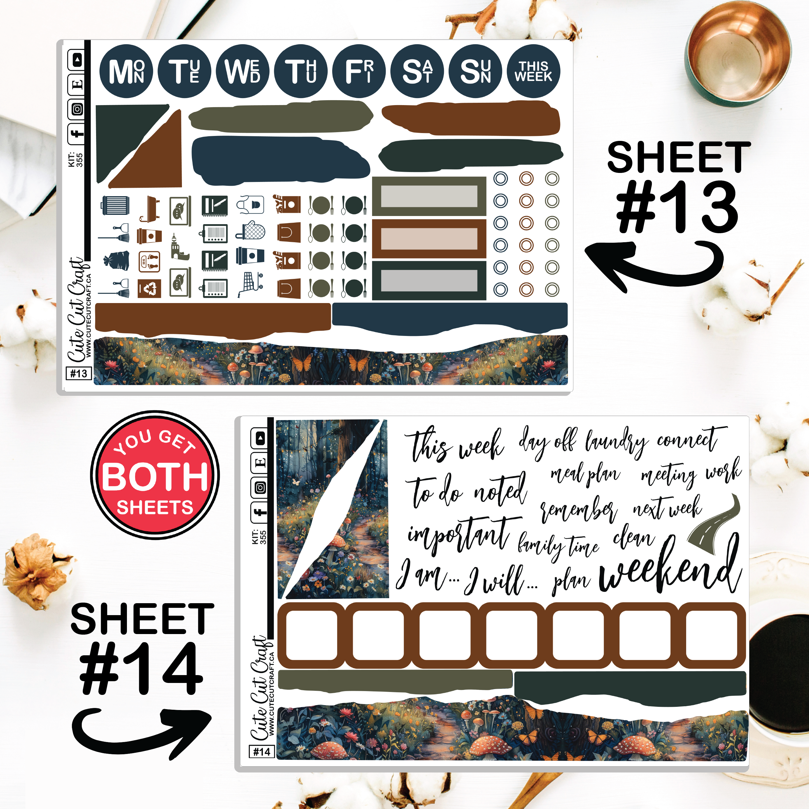 Dreamy Den #355 || Journaling Sheets