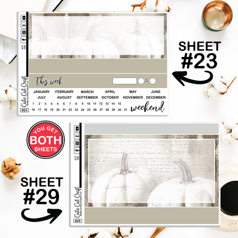 Bookish Pumpkin #369 || Journaling Sheets