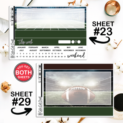 Football #306 || Journaling Sheets