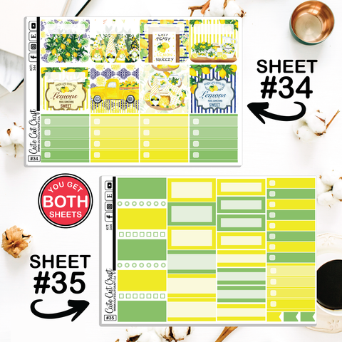 Lemon Drop #344 || Journaling Sheets