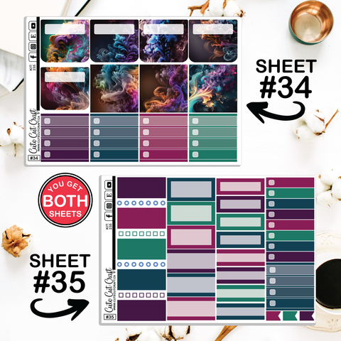 Smoke Burst #235 || Journaling Sheets