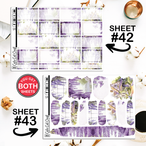 Lilac #394 || Journaling Sheets