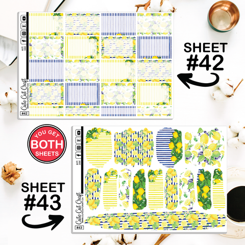 Lemon Drop #344 || Journaling Sheets