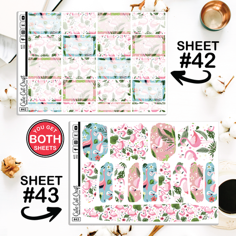 Flamingo Fling #352 || Journaling Sheets