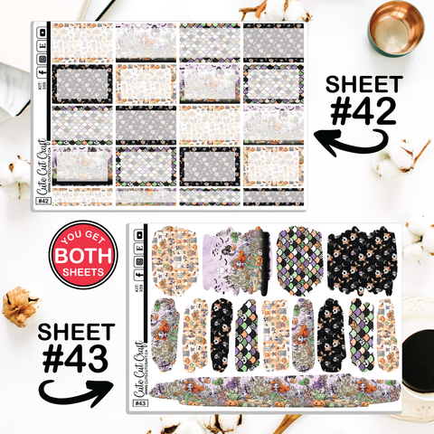 Spooky Splash #359 || Journaling Sheets