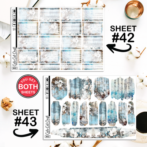 Musical Winter #401 || Journaling Sheets