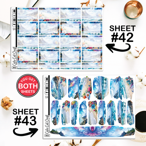 Wispy Waves #361 || Journaling Sheets