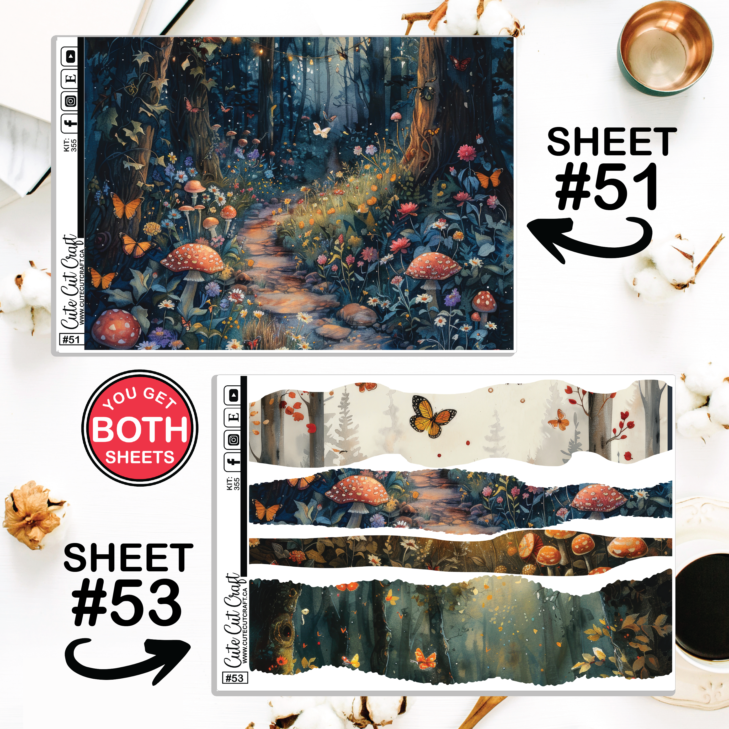 Dreamy Den #355 || Journaling Sheets