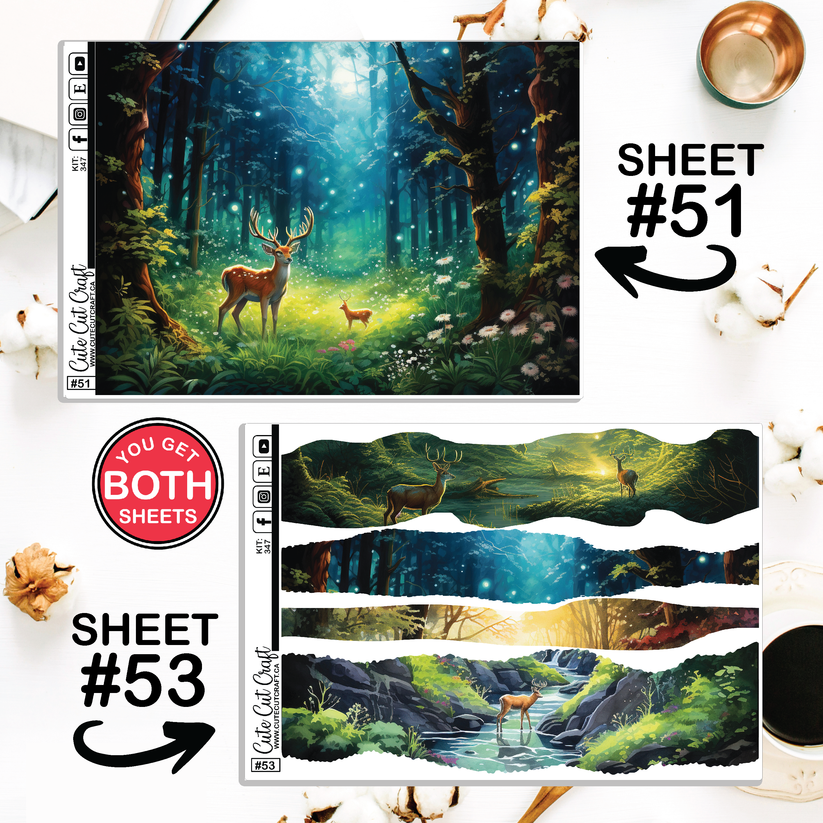 Into The Woods #283 || Journaling Sheets