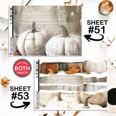 Bookish Pumpkin #369 || Journaling Sheets