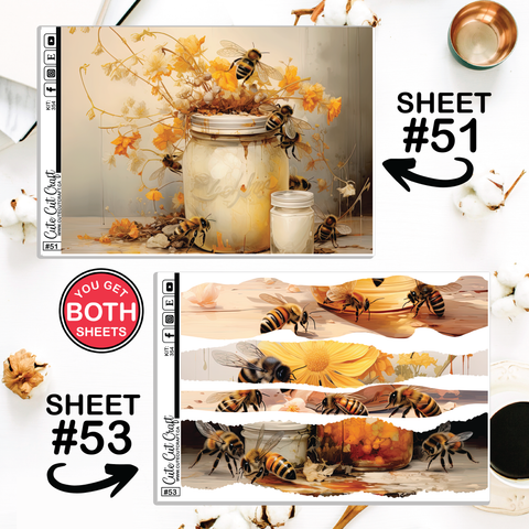 Bumble Bee #354 || Journaling Sheets