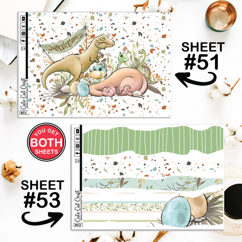 Baby Dino #367 || Journaling Sheets