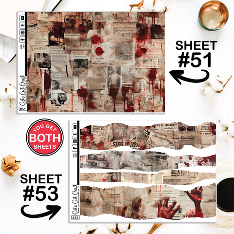 Splatter Story #380 || Journaling Sheets