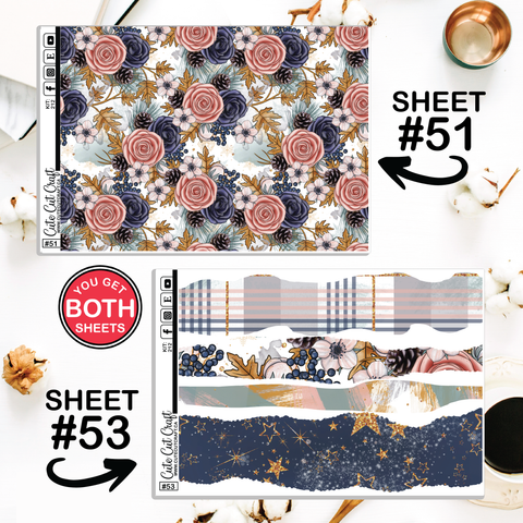 Rosy Cozy #212 || Journaling Sheets