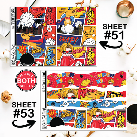 Super Kid #258 || Journaling Sheets