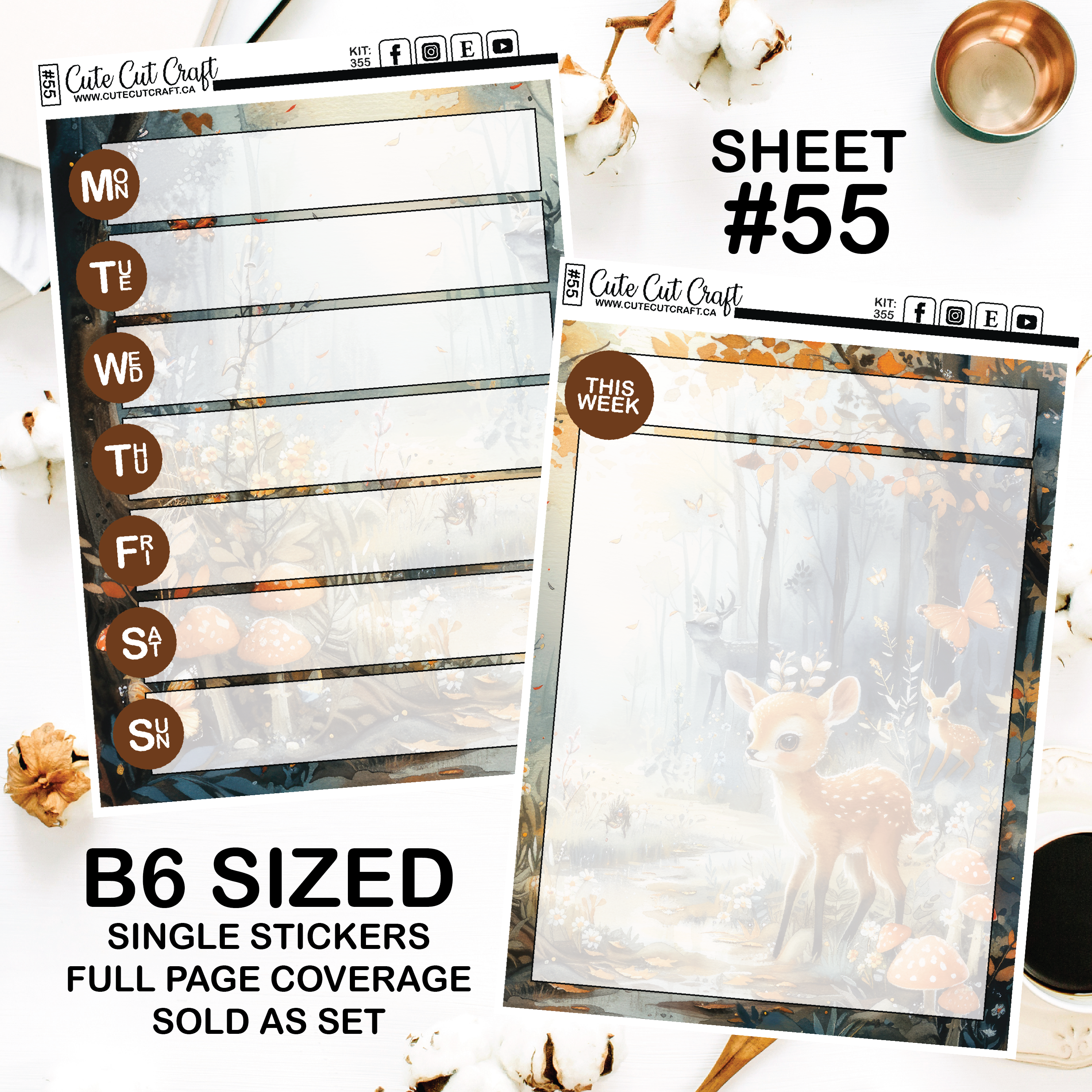 Dreamy Den #355 || Journaling Sheets