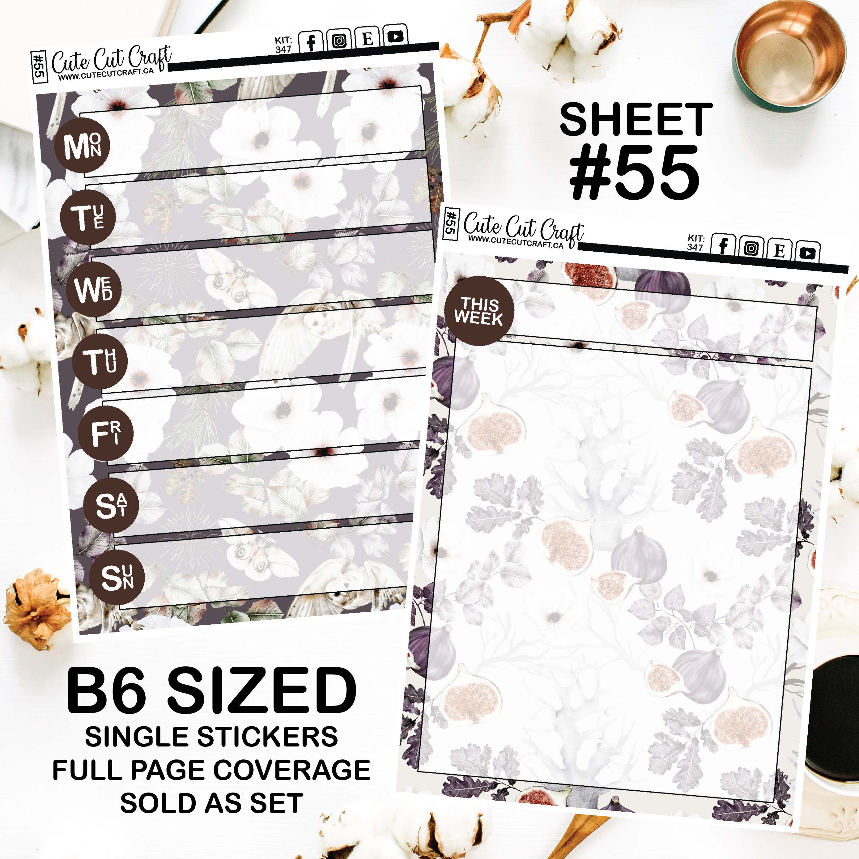 Autumn Animals #293 || Journaling Sheets