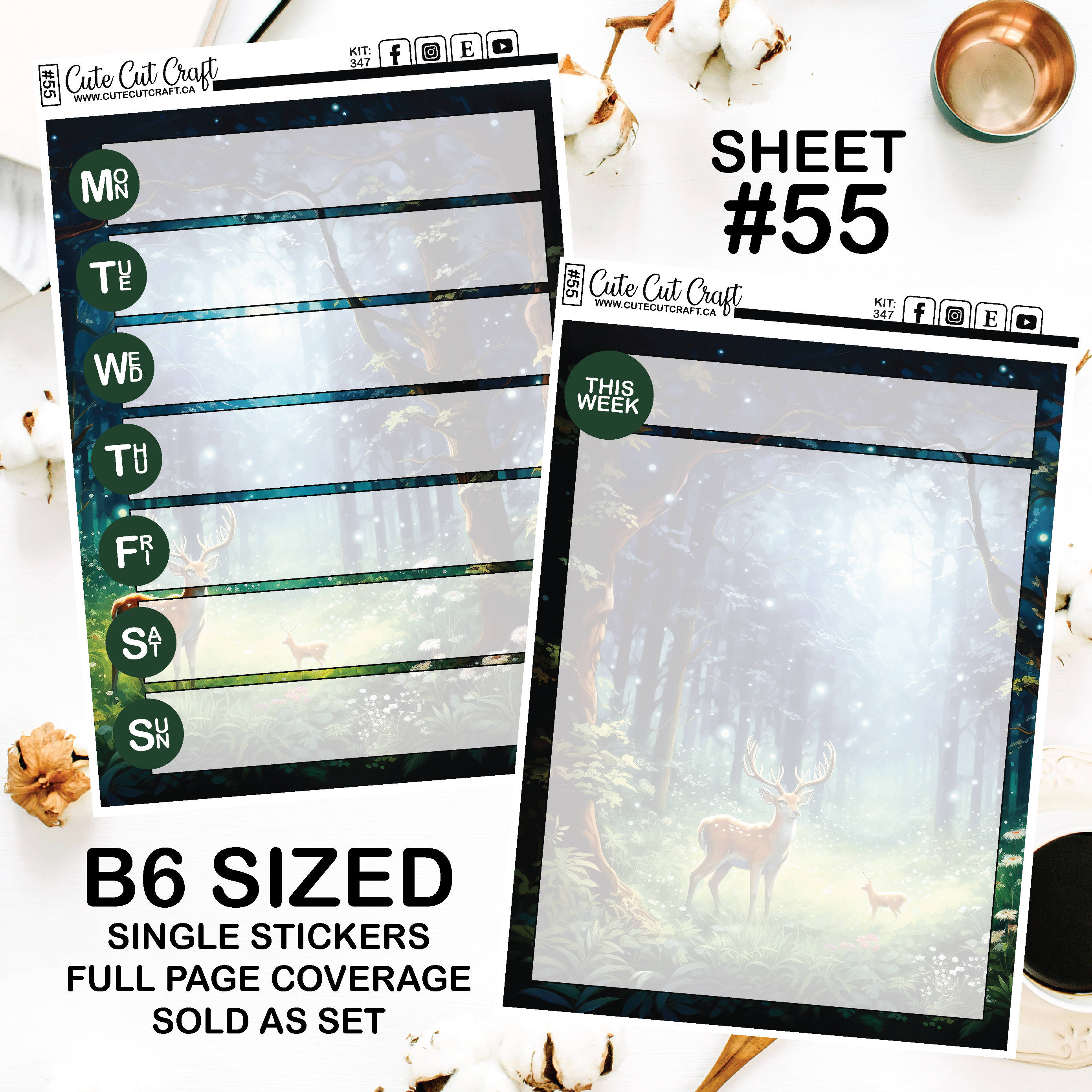 Into The Woods #283 || Journaling Sheets