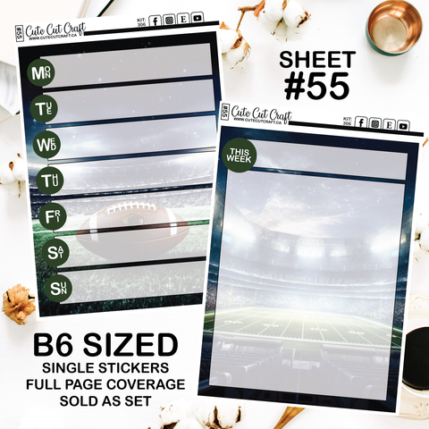 Football #306 || Journaling Sheets