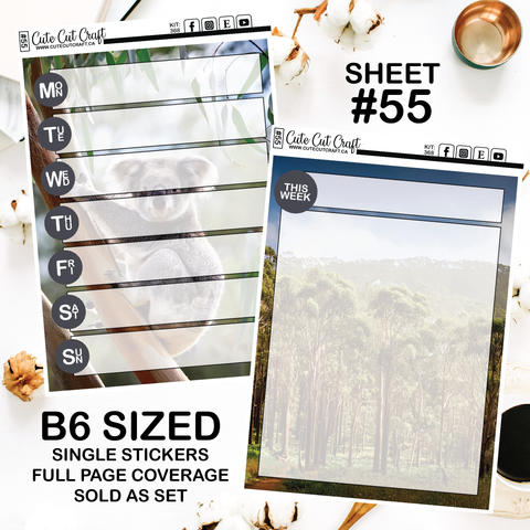 Cute Koala #368 || Journaling Sheets