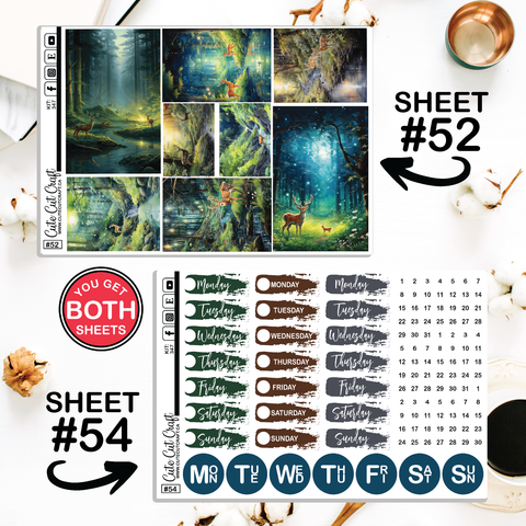 Into The Woods #283 || Journaling Sheets