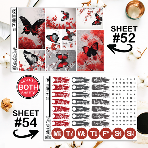 Scarlet Flight #331 || Journaling Sheets