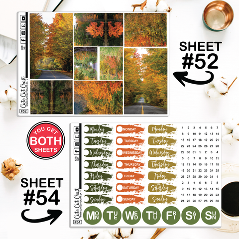 Autumn Anthem #381 || Journaling Sheets