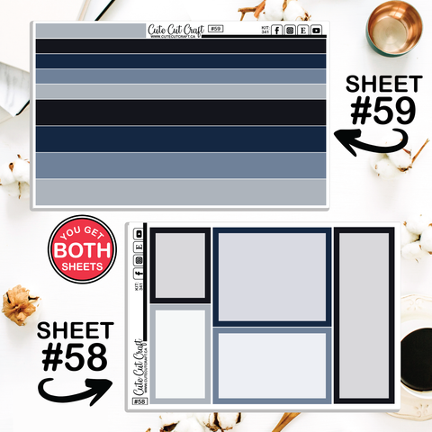 Moonlit Bridges #341 || Journaling Sheets