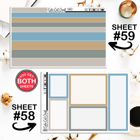 Beachscape #350 || Journaling Sheets
