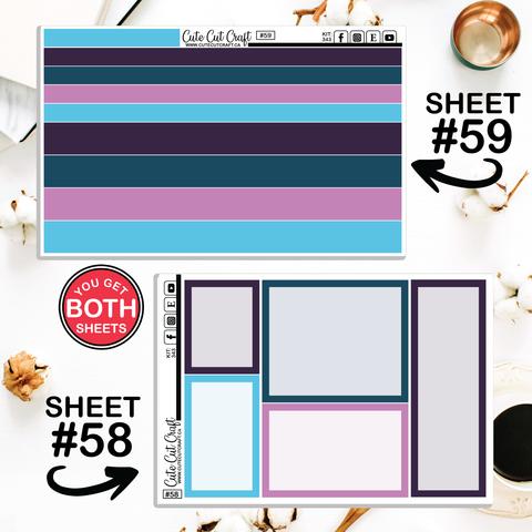 Sugar Rush #343 || Journaling Sheets