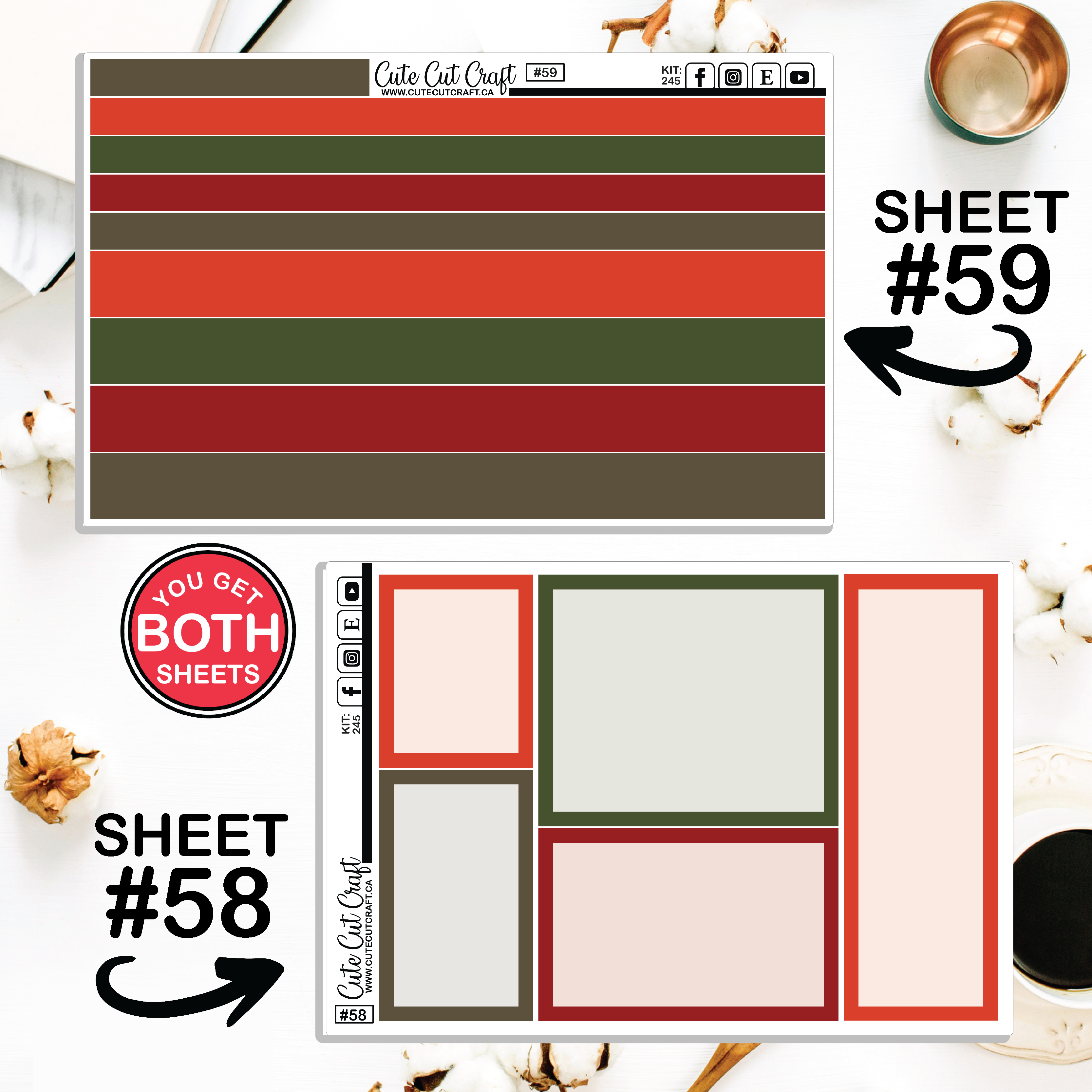 Northern Forest #245 || Journaling Sheets