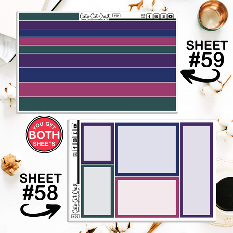 Rainbow Rumble #356 || Journaling Sheets