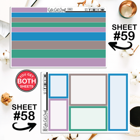 Wispy Waves #361 || Journaling Sheets