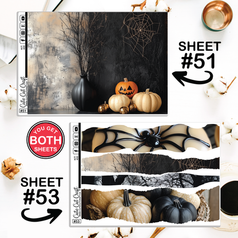 Spooky Fall #400 || Journaling Sheets