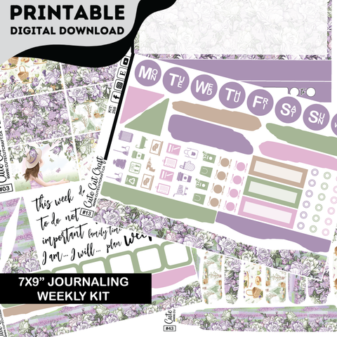 Spring Picnic #268 || Journaling Kit [PRINTABLE]